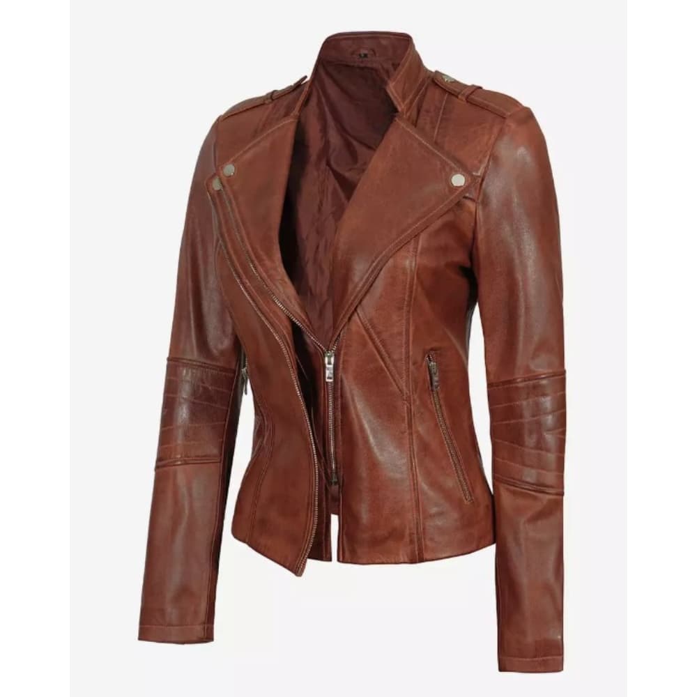 womens-asymmetrical-cognac-brown-biker-jacket