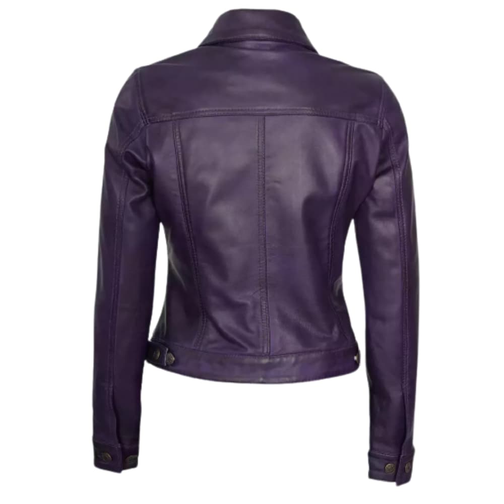 womens-purple-leather-trucker-jacket
