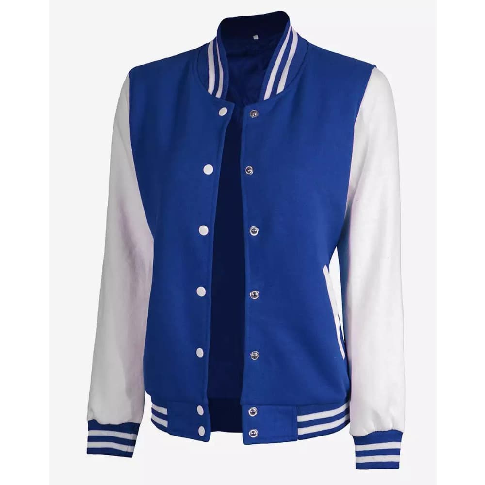 Women's Varsity Letterman Baseball Bomber Jacket