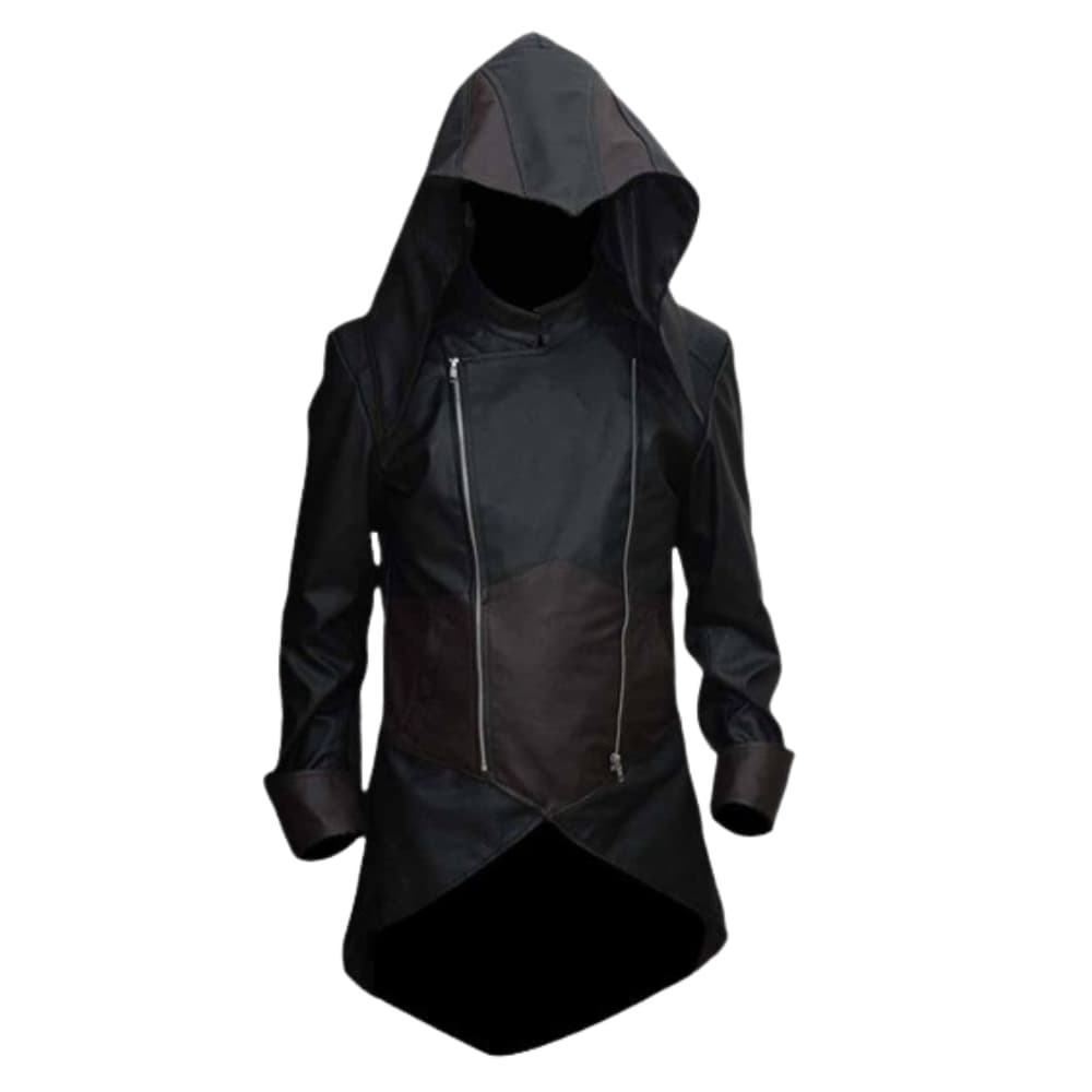 Assassins Creed Unity Arno Hooded Leather Jacket