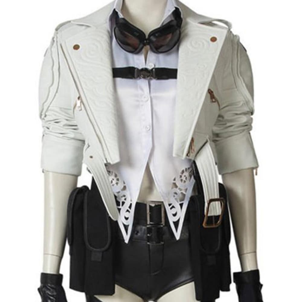 Devil May Cry 5 Lady White Leather Jacket