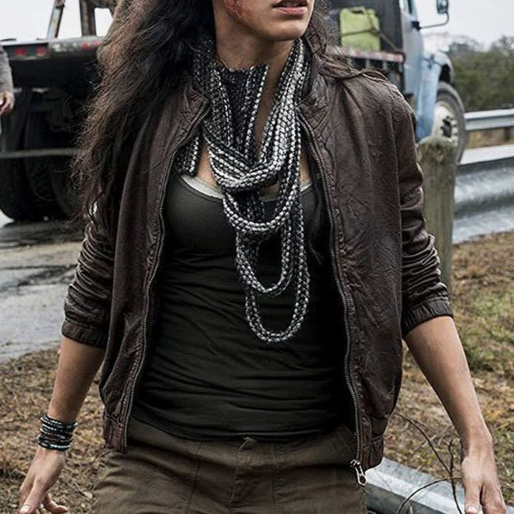 Fear The Walking Dead S04 Luciana Galvez Leather Jacket