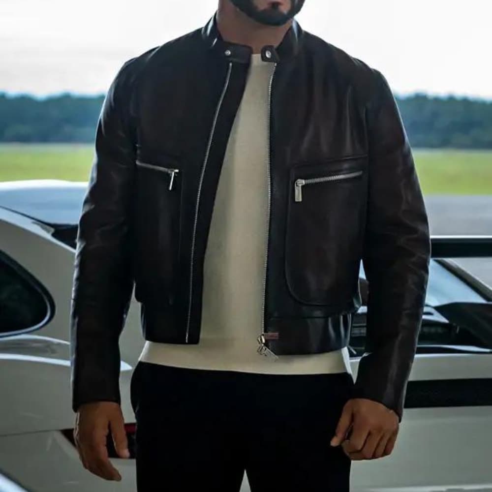 Power Book II Ghost S03 Berto Colon Black Leather Jacket