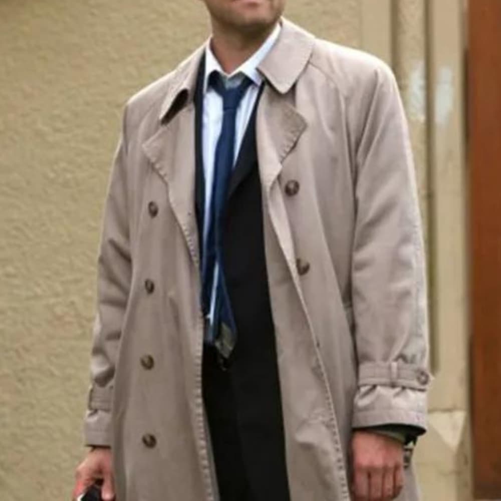 Castiel Supernatural Misha Collins Trench Coat