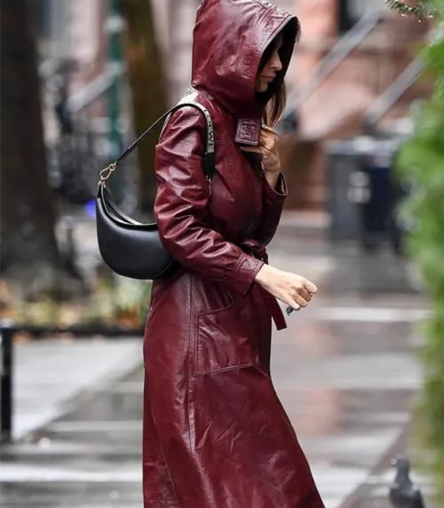 emily-ratajkowski-hooded-trench-coat