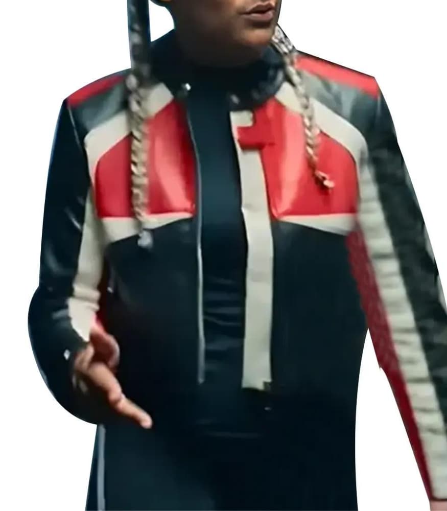 Sixty Minutes 2024 Marie Mouroum (Cosima) Leather Jacket