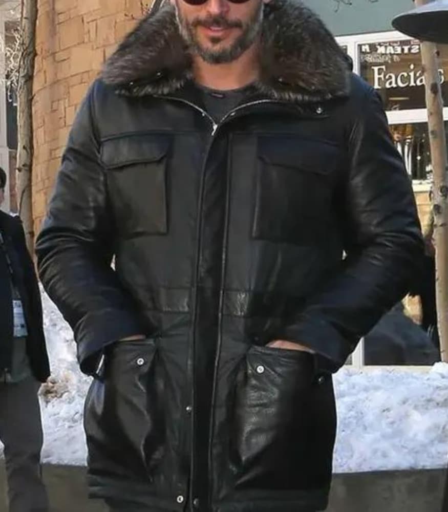 Joe Manganiello Sundance Film Festival Black Leather Jacket