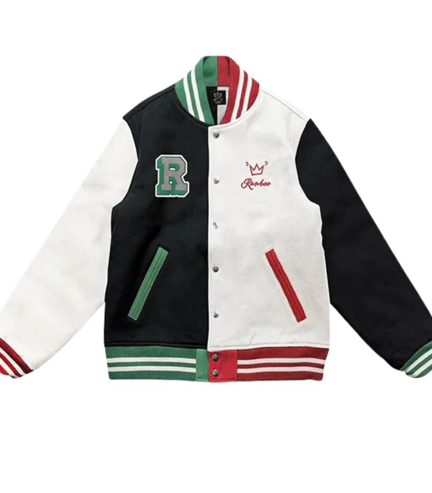 Ranboo Multi-color Wool Varsity Jacket