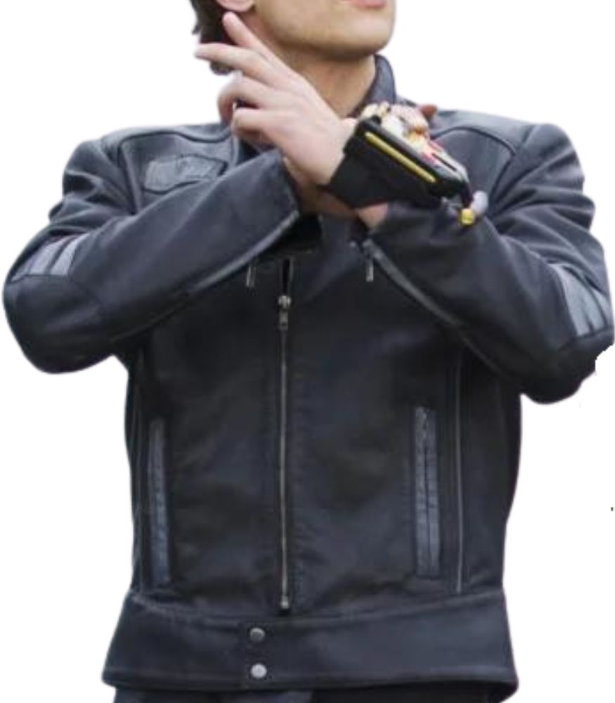 Power Rangers Rpm Dan Ewing (Dillon) Leather Jacket