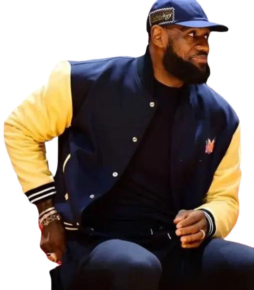 LeBron James NBA 2023 Bomber Wool Jacket