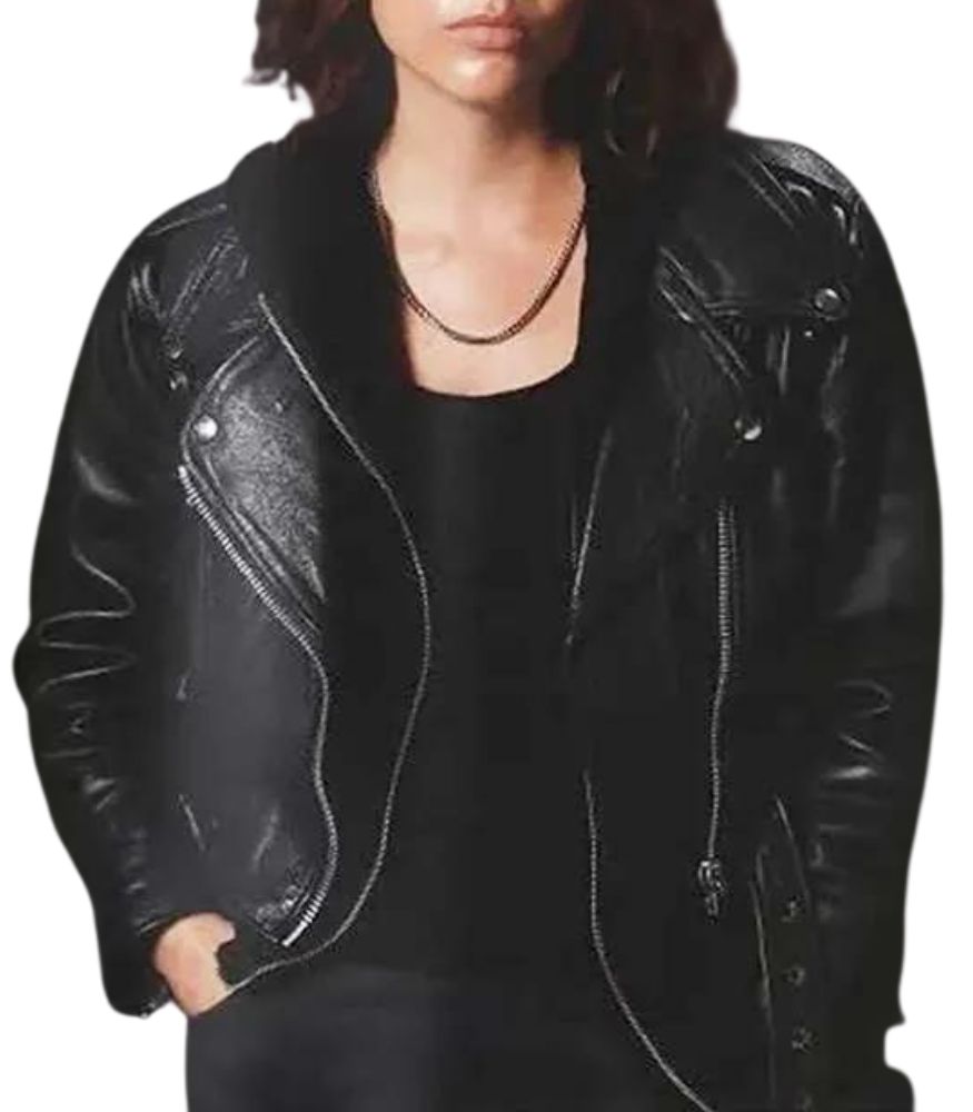 Cult Killer Shelley Hennig (Jamie Douglas) Leather Jacket