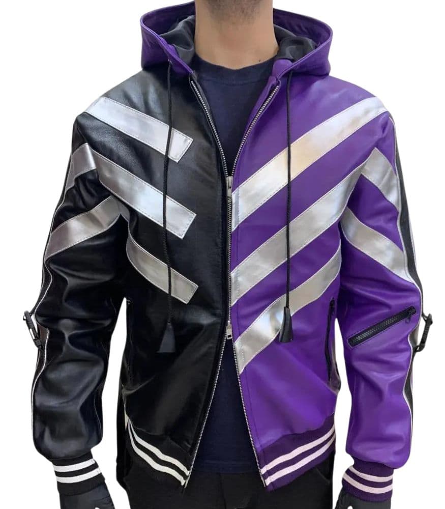 Tekken 8 Reina Bomber Leather Jacket