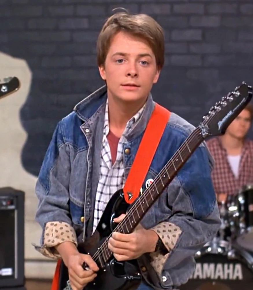 Back To The Future Marty Mcfly Denim Jacket