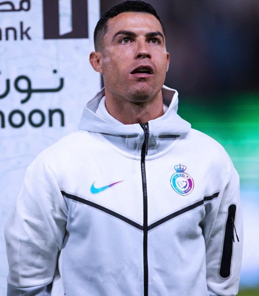 Cristiano Ronaldo Al Nassr Tech Hooded Jacket