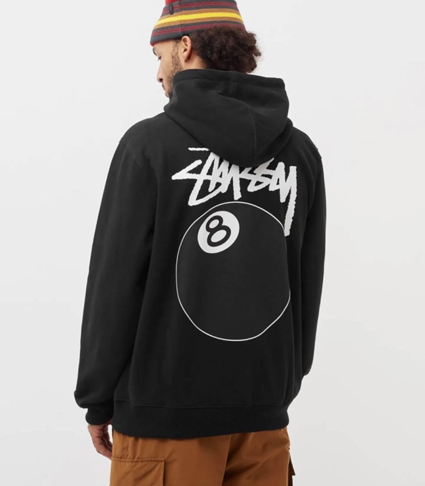 Stussy 8 Ball Pullover Black Hoodie