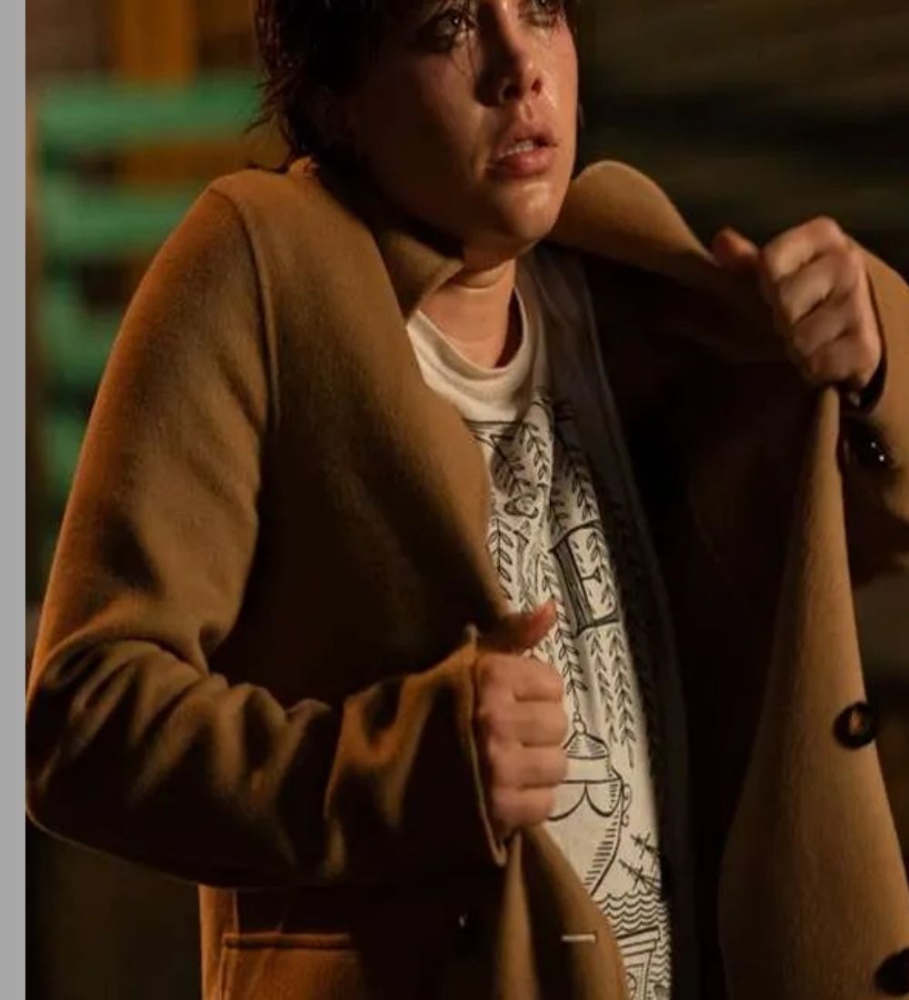 A Good Person Florence Pugh (Allison) Brown Wool Coat