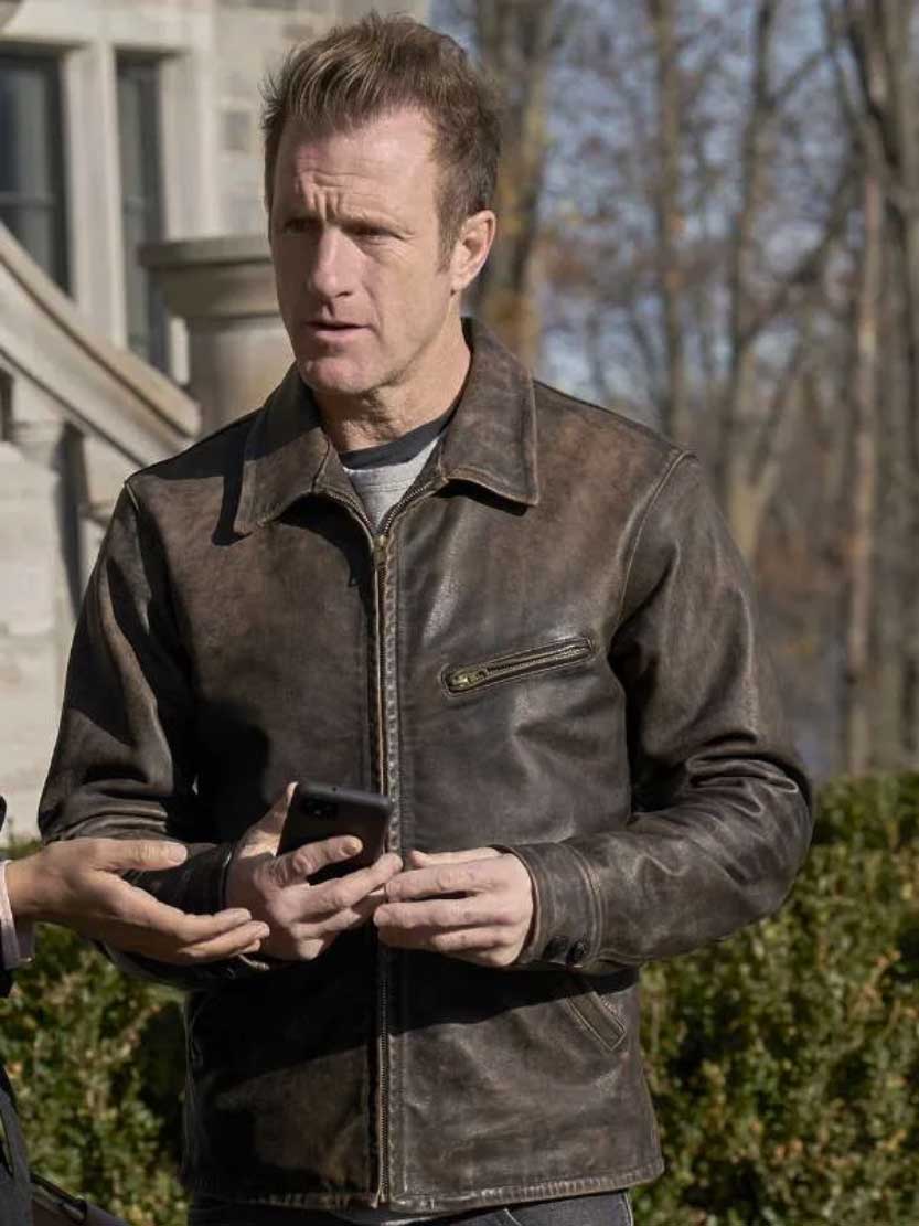 Alert Missing Persons Unit 2023 Scott Caan (Jason Grant) Leather Jacket