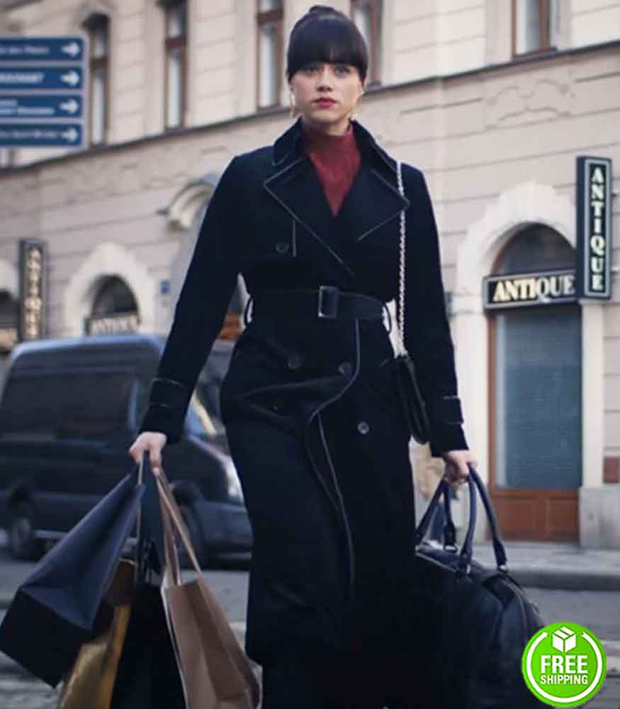 ARMY OF THIEVES NATHALIE EMMANUEL (GWENDOLINE STARR) TRENCH COAT