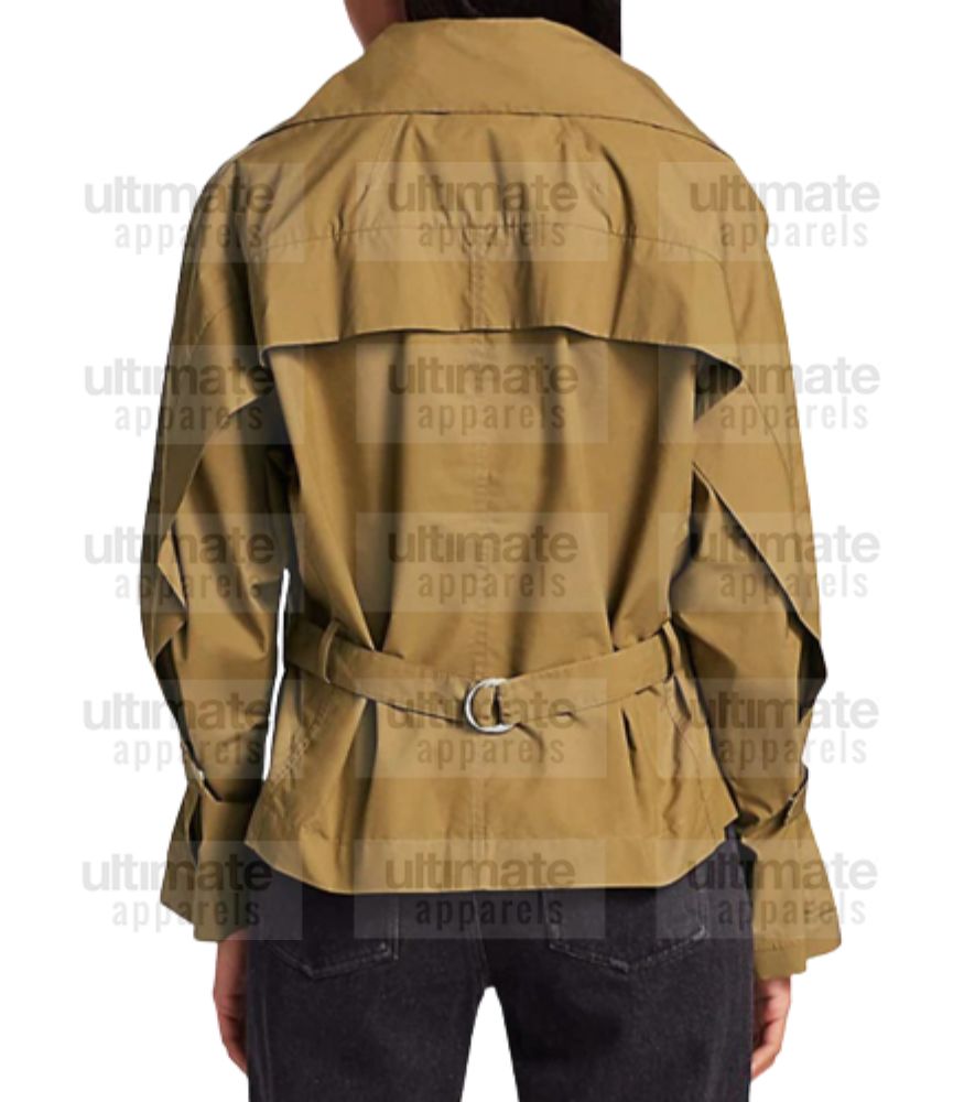 9-1-1 S04 Angela Bassett (Athena Grant) Green Cotton Jacket
