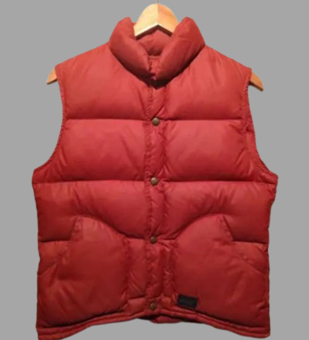 Back to the Future Michael Fox (Marty McFly) Puffer Red Parachute Vest