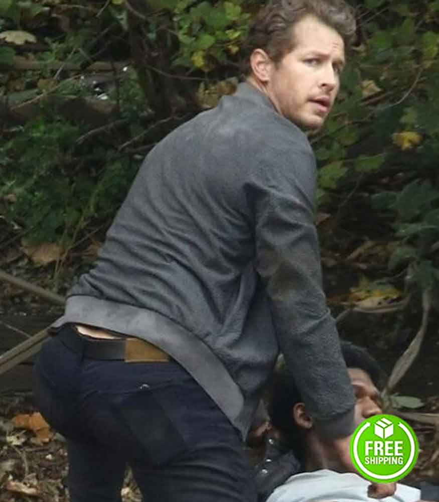MANIFEST JOSH DALLAS (BEN STONE) BLACK LEATHER JACKET