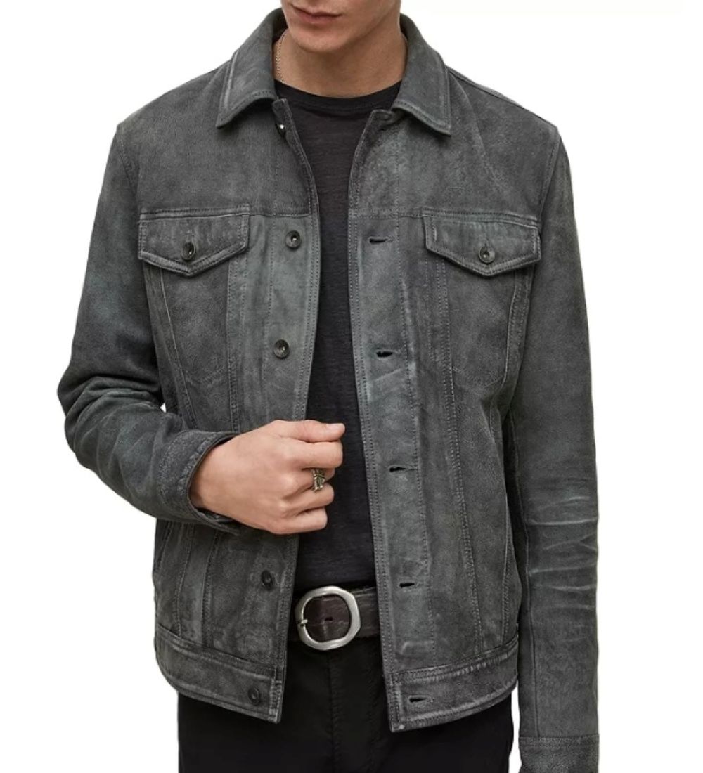 Big Sky S3 Jensen Ackles (Sheriff Beau Arlen) Suede Leather Jacket