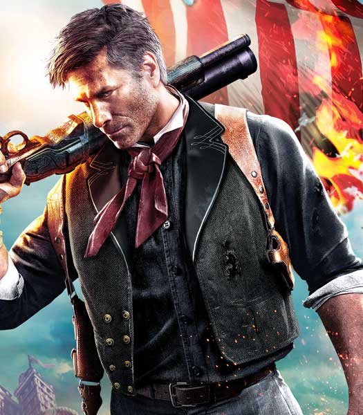 BIOSHOCK INFINITY BOOKER DEWITT BLACK VEST