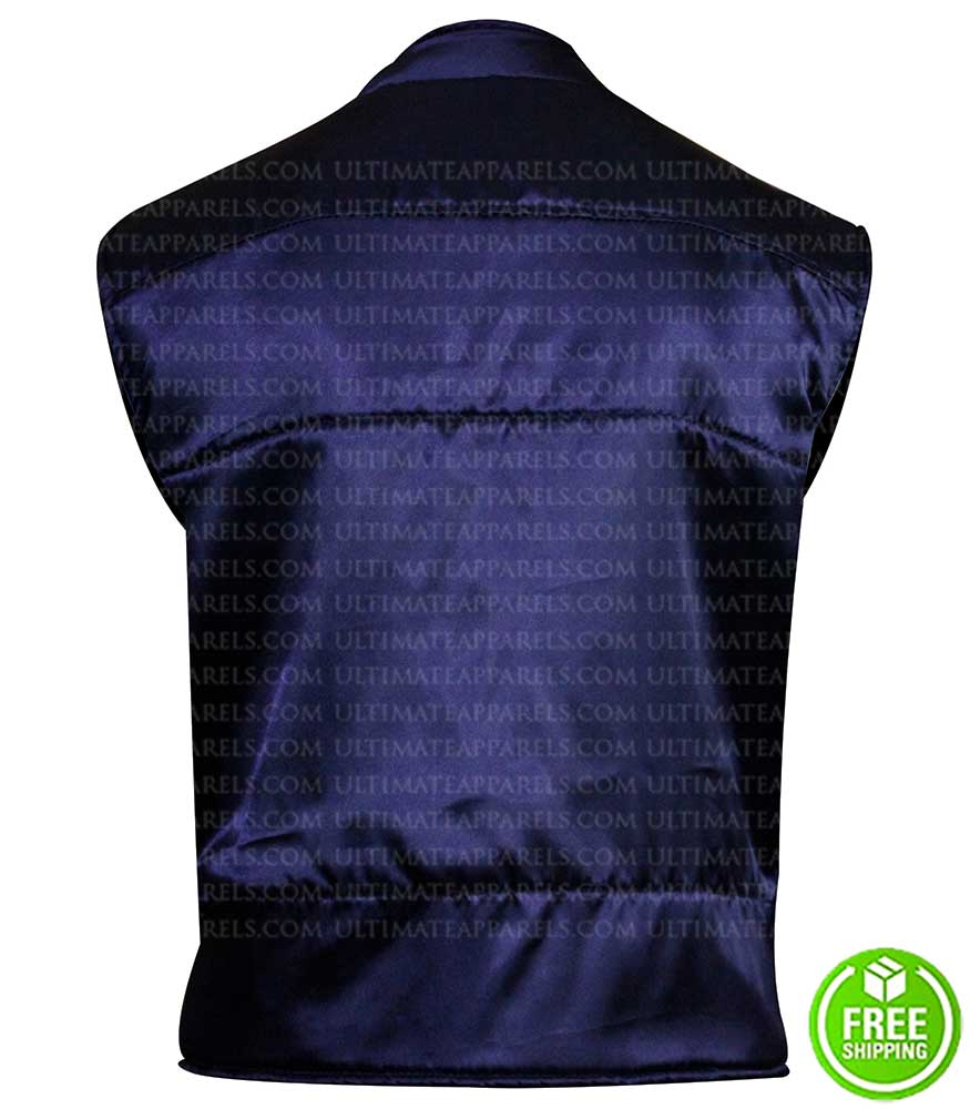 FIGHT CLUB BRAD PITT BLUE VEST