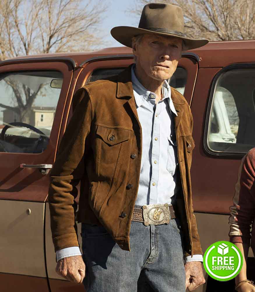 CRY MACHO CLINT EASTWOOD (MIKO) BROWN SUEDE LEATHER JACKET
