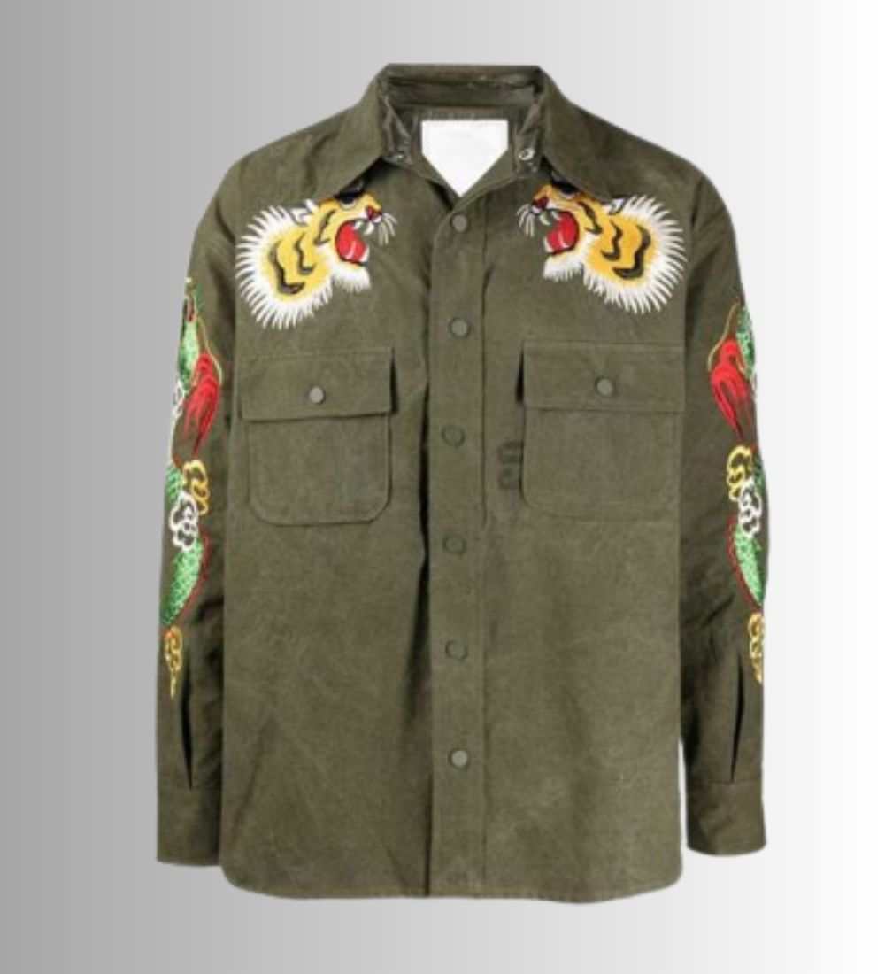 Fast X 2023 Ludacris (Tej) Green Embroidered Jacket