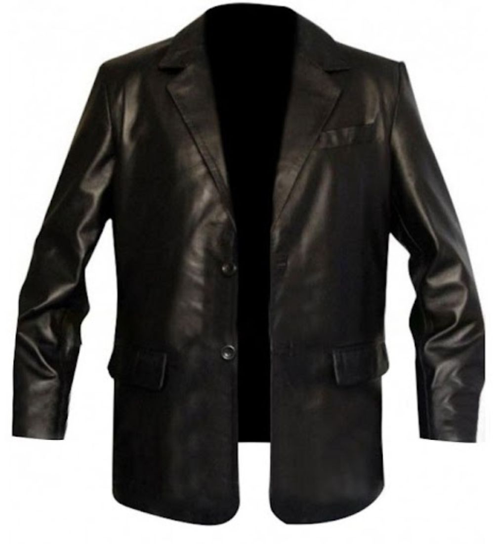 Get Shorty John Travolta (Chili Palmer) Black leather Jacket