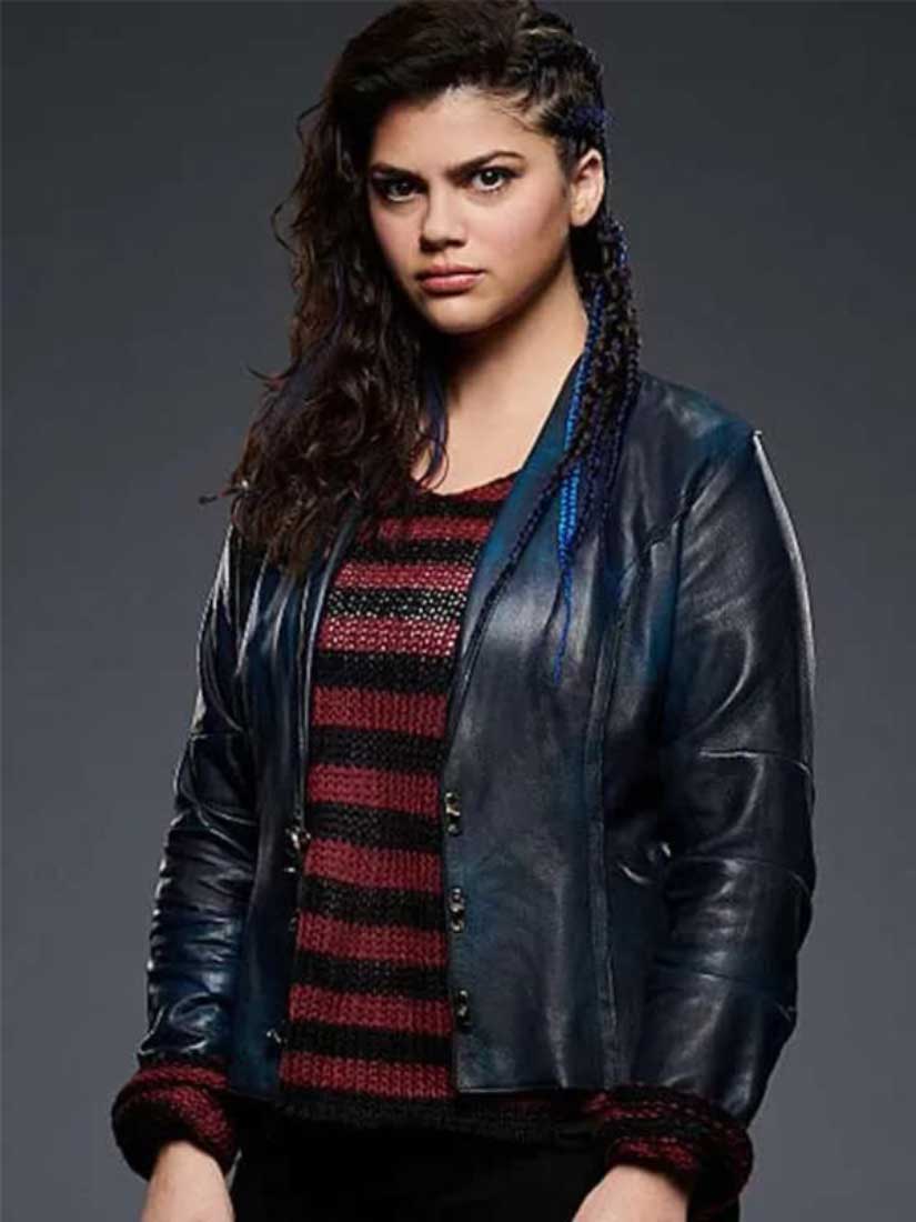 Gotham Knights 2023 Fallon Smythe (Harper Row) Black Leather Jacket