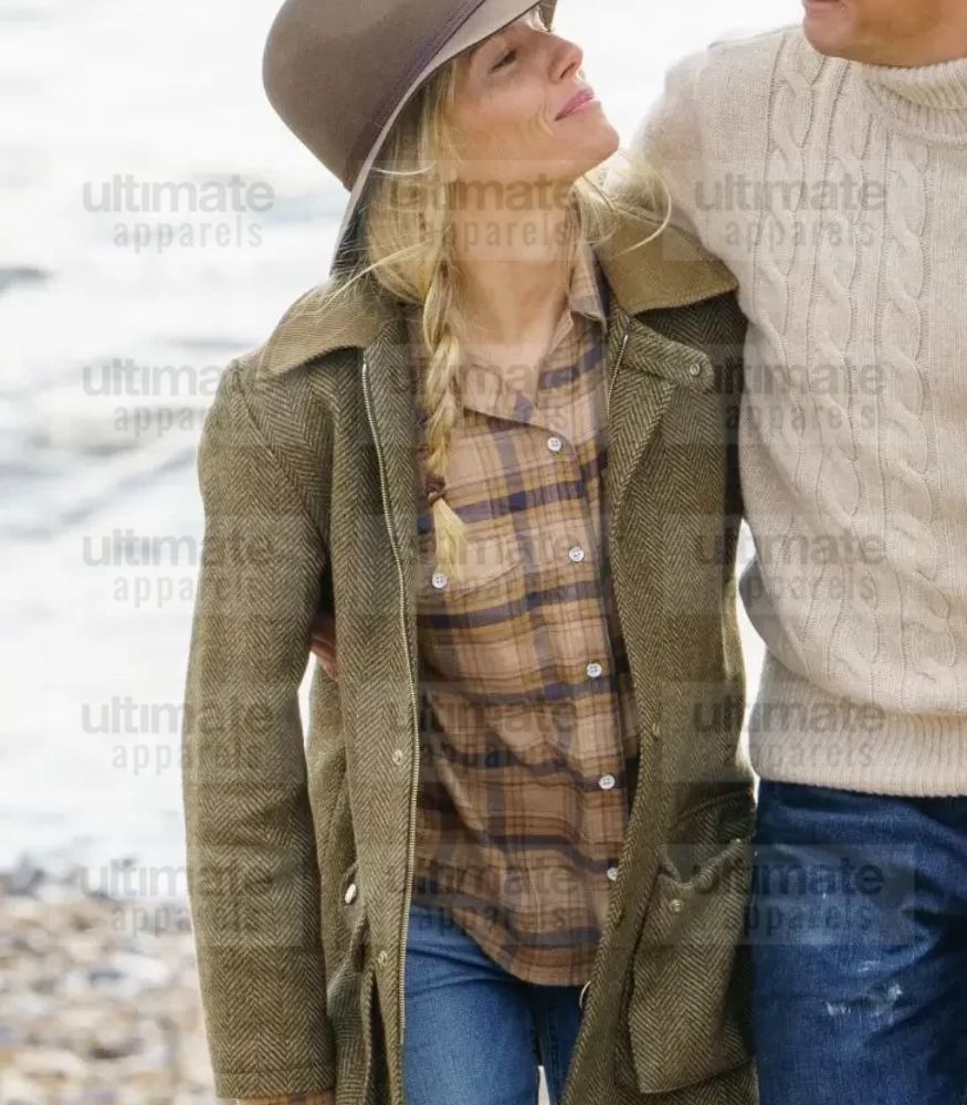 Anatomy of a Scandal Sienna Miller (Sophie Whitehouse) Green Jacket