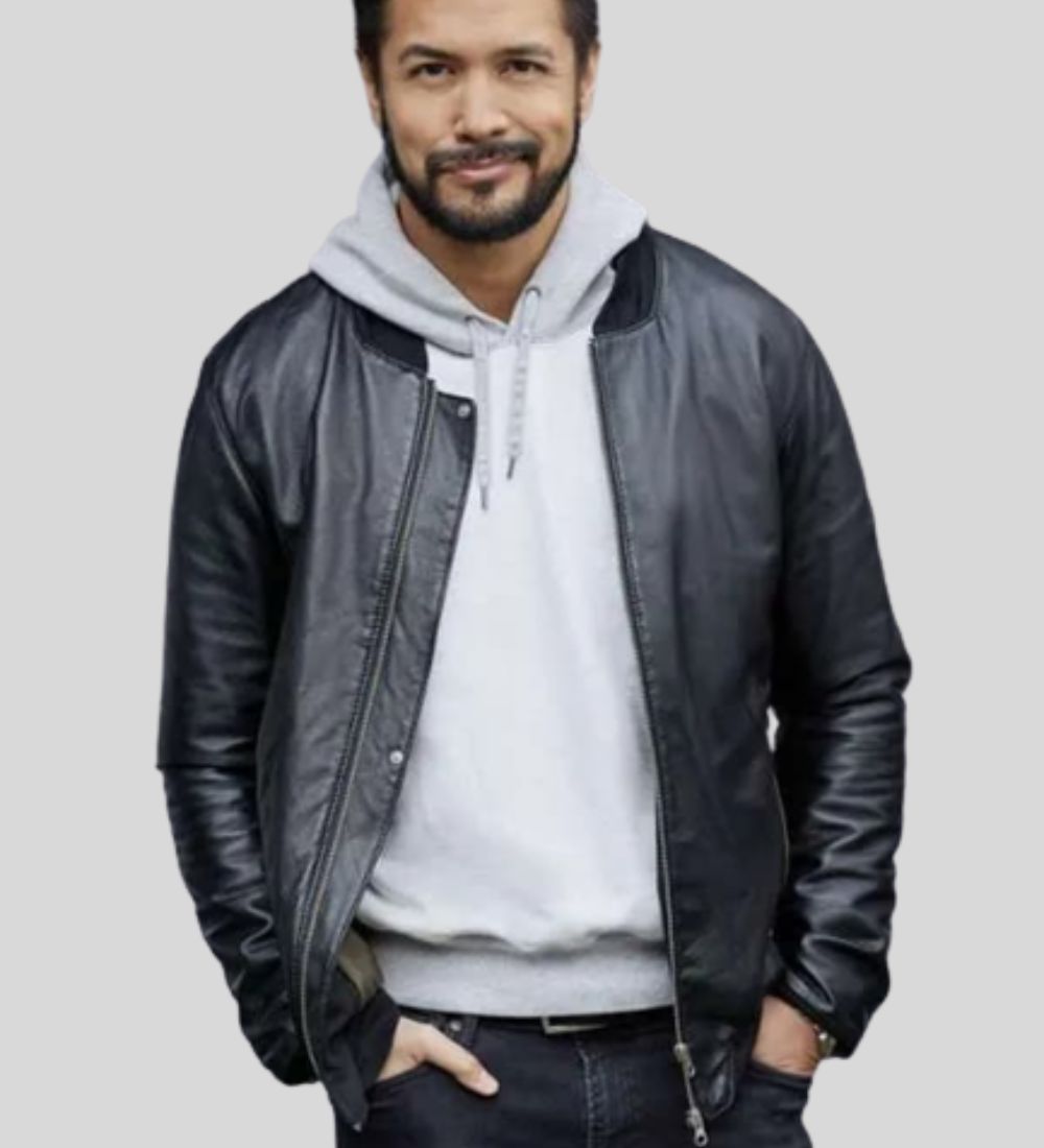 Hearts in Game Marco Grazzini (Diego Vasquez) Black Leather Jacket