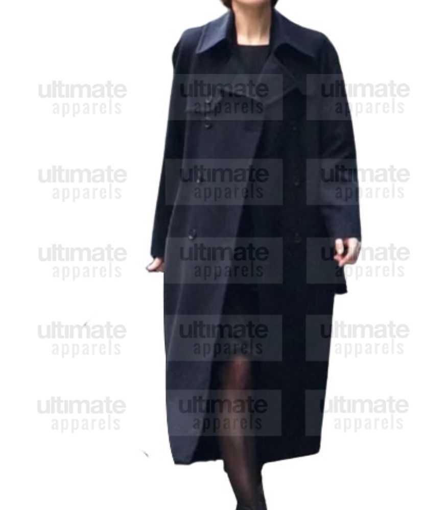Anatomy of a Scandal Michelle Dockery (Kate Woodcroft) Black Coat