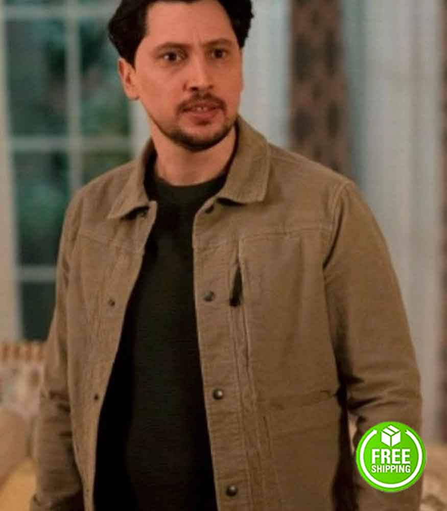 MANIFEST SEASON 3 ALI LOPEZ-SOHAILI (EAGAN TEHRANI) BROWN COTTON JACKET