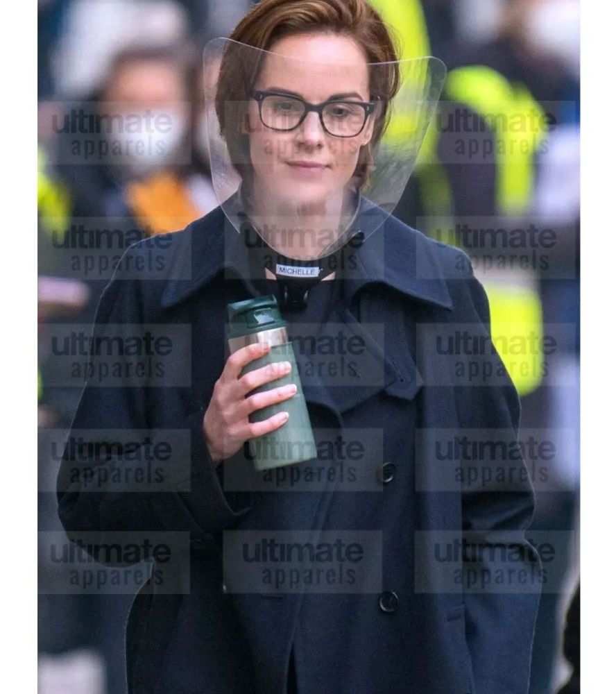 Anatomy of a Scandal Michelle Dockery (Kate Woodcroft) Black Coat