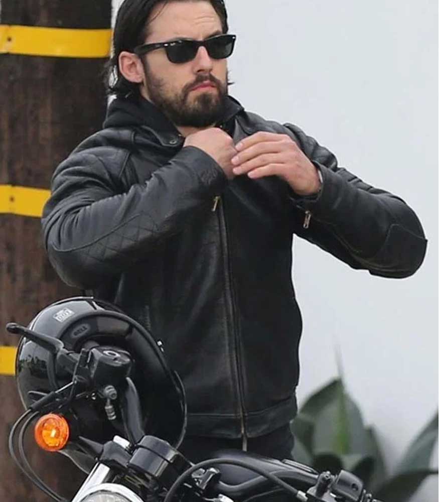 THE VISITORS MILO VENTIMIGLIA BLACK JACKET
