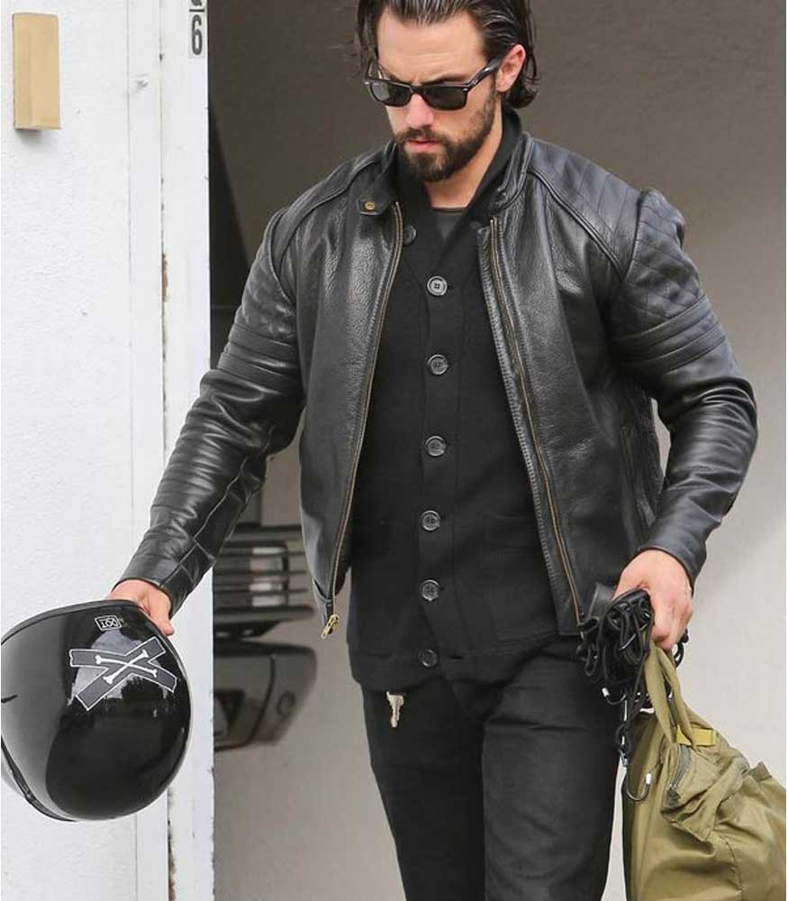 THE VISITORS MILO VENTIMIGLIA BLACK JACKET