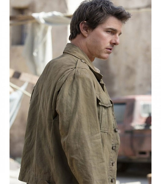 The Mummy Tom Cruise Nick Morton Green Jacket