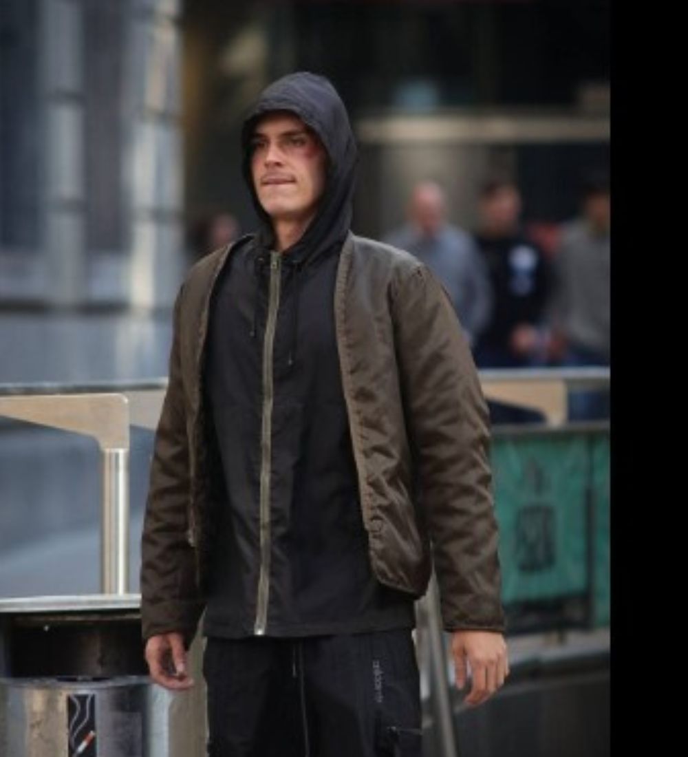 Muted 2023 Arón Piper (Sergio Ciscar) Brown Bomber Jacket