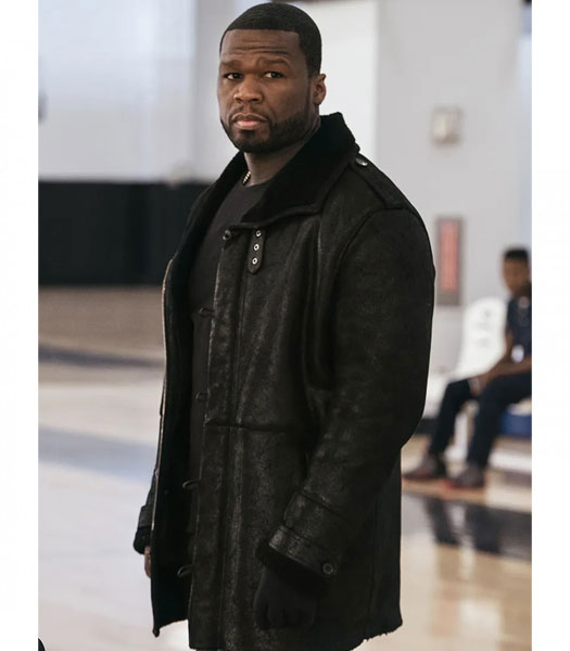 POWER 50 CENT (KANAN) BLACK FUR COLLAR JACKET