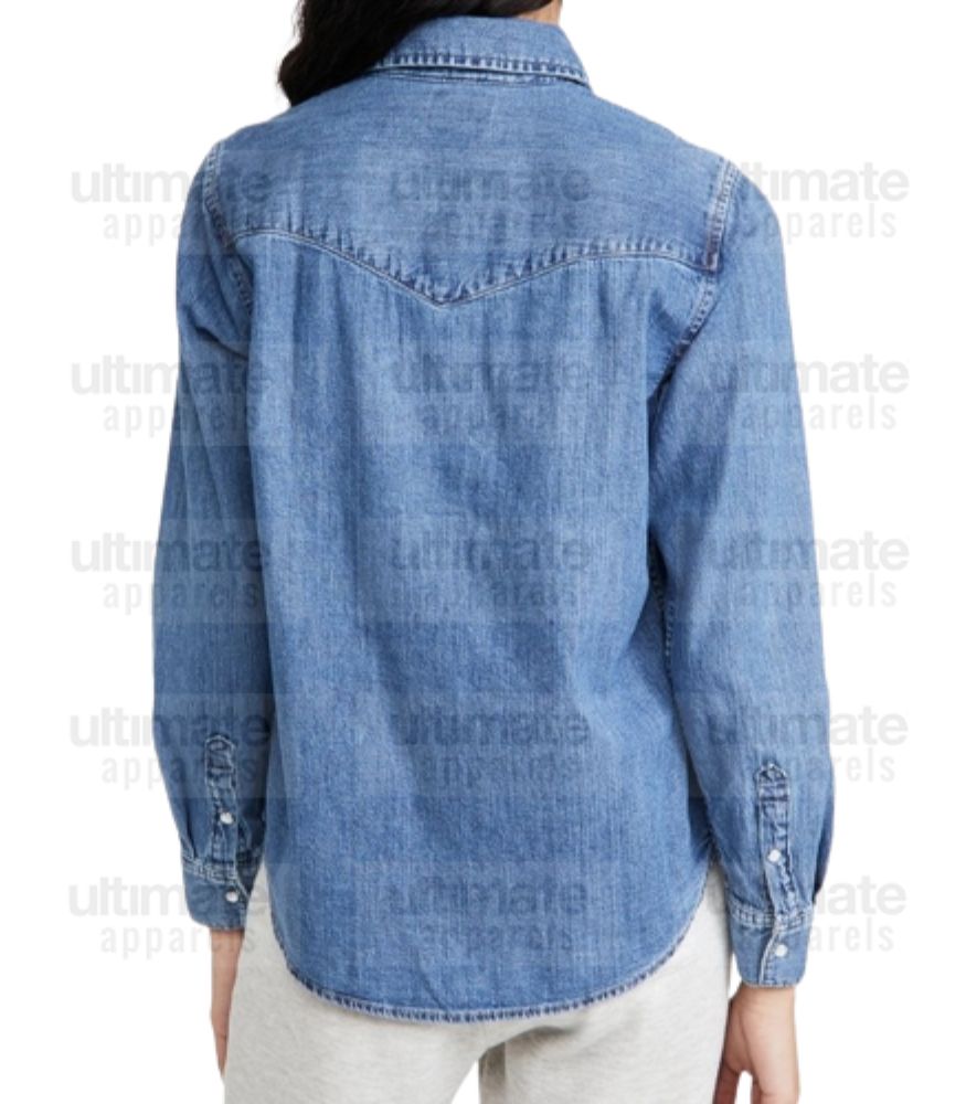Midnight Mass Annabeth Gish (Sarah Gunning) Denim Jacket