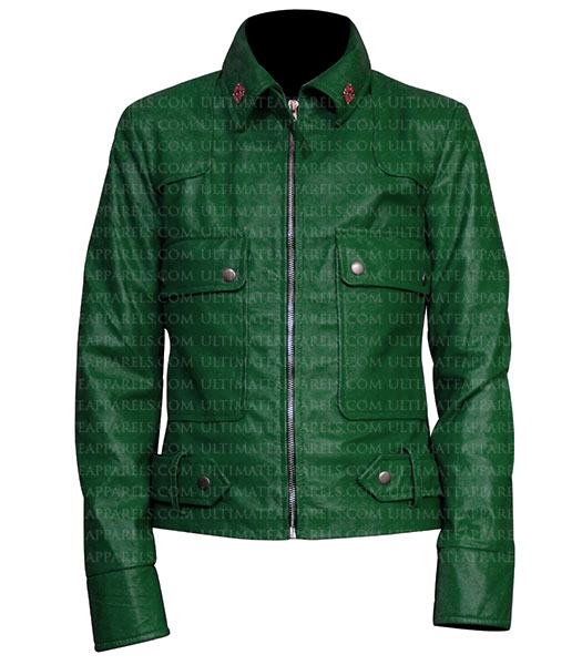 SMALLVILLE ALLISON MACK GREEN JACKET