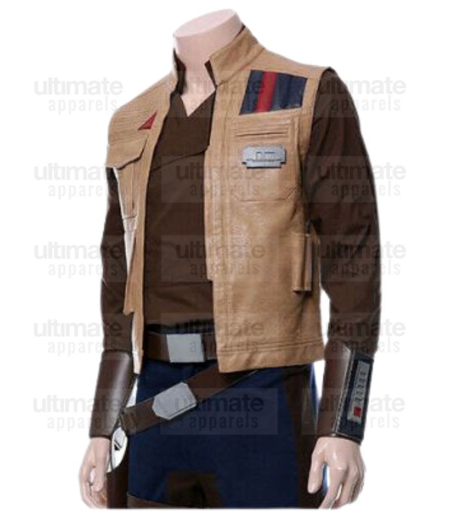 Star Wars the Rise of Skywalker John Boyega (Finn) Leather Vest
