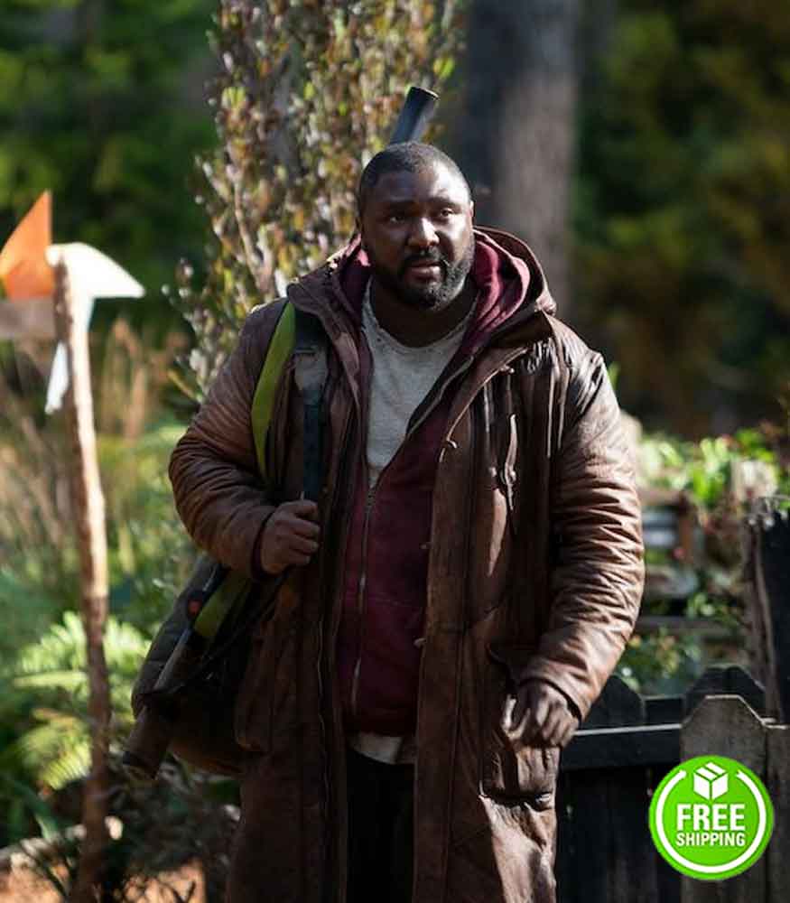 SWEET TOOTH NONSO ANOZIE (TOMMY JEPPERD) LEATHER COAT