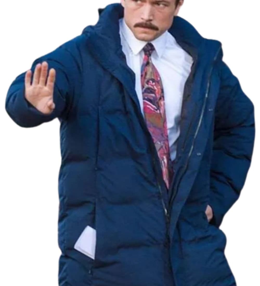 Tetris Taron Egerton (Henk Rogers) Puffer Jacket