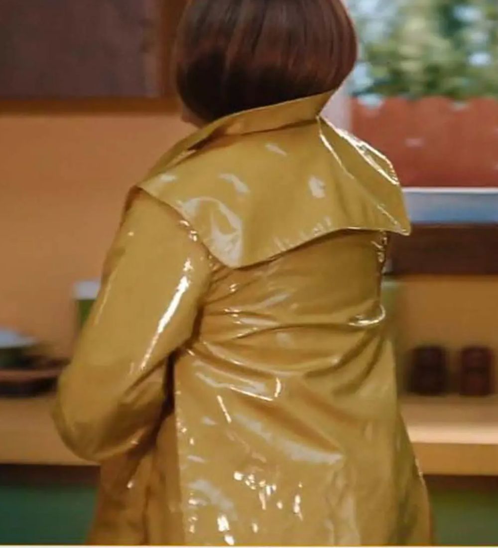 Wanda Vision Elizabeth Olsen (Wanda Maximoff) Yellow Parachute Coat