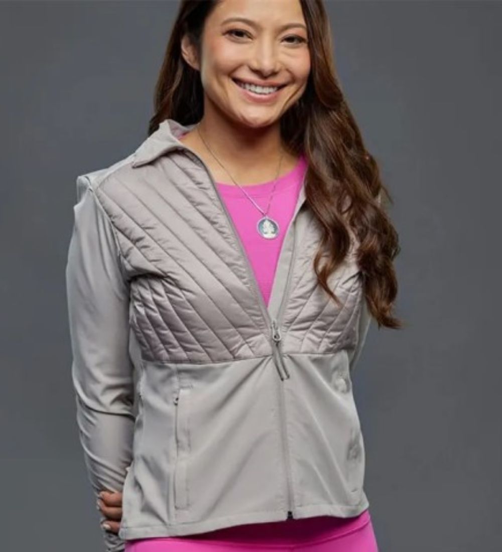 Winning Team 2023 Nadia Hatta (Emily Chen) Grey Satin Jacket