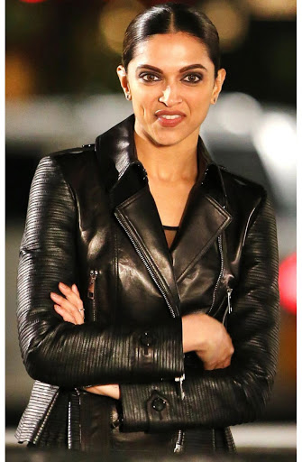 Xxx Return of Xander Cage Deepika Padukone (Serena Unger) Black leather Jacket